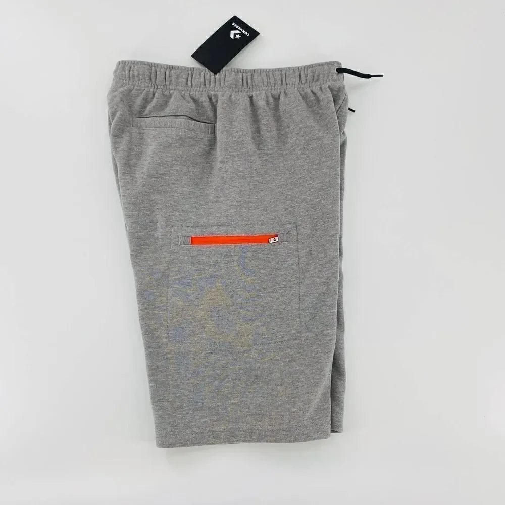 NWT CONVERSE Zipper Pocket  Grey Shorts Boys Size XL 13-15 yrs.